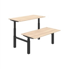 HOBIS párový výškově stavitelný stůl  MOTION DUAL MSD 3 1600, stand.ovládání, akát