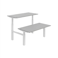 HOBIS párový výškově stavitelný stůl  MOTION DUAL MSD 3 1600, stand.ovládání, šedá
