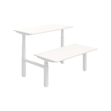 HOBIS párový výškově stavitelný stůl  MOTION DUAL MSD 3 1600, stand.ovládání, bílá