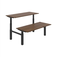 HOBIS párový výškově stavitelný stůl  MOTION DUAL MSD 3 1800, stand.ovládání, ořech
