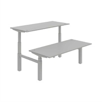 HOBIS párový výškově stavitelný stůl  MOTION DUAL MSD 3 1800, stand.ovládání, šedá