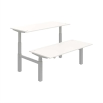 HOBIS párový výškově stavitelný stůl  MOTION DUAL MSD 3 1800, stand.ovládání, bílá