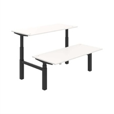 HOBIS párový výškově stavitelný stůl  MOTION DUAL MSD 3 1800, stand.ovládání, bílá
