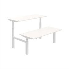HOBIS párový výškově stavitelný stůl  MOTION DUAL MSD 3 1800, stand.ovládání, bílá