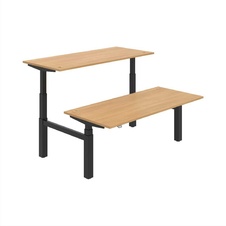 HOBIS párový výškově stavitelný stůl  MOTION DUAL MSD 3 1800, stand.ovládání, dub