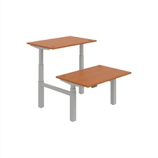 HOBIS párový výškově stavitelný stůl 120 cm, paměť.ovlad. - MOTION DUAL MSD 3M 1200, třešeň