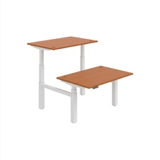 HOBIS párový výškově stavitelný stůl 120 cm, paměť.ovlad. - MOTION DUAL MSD 3M 1200, třešeň