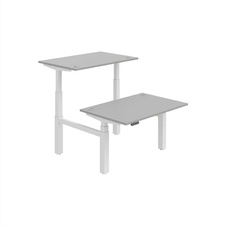 HOBIS párový výškově stavitelný stůl 120 cm, paměť.ovlad. - MOTION DUAL MSD 3M 1200, šedá