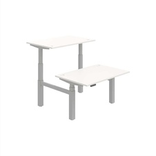 HOBIS párový výškově stavitelný stůl 120 cm, paměť.ovlad. - MOTION DUAL MSD 3M 1200, bílá