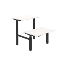 HOBIS párový výškově stavitelný stůl 120 cm, paměť.ovlad. - MOTION DUAL MSD 3M 1200, bílá
