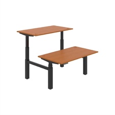 HOBIS párový výškově stavitelný stůl 140 cm, paměť.ovlad. - MOTION DUAL MSD 3M 1400, třešeň