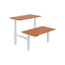HOBIS párový výškově stavitelný stůl 140 cm, paměť.ovlad. - MOTION DUAL MSD 3M 1400, třešeň