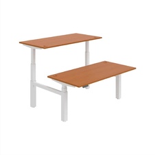 HOBIS párový výškově stavitelný stůl 160 cm, paměť.ovlad. - MOTION DUAL MSD 3M 1600, třešeň