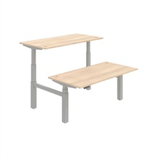 HOBIS párový výškově stavitelný stůl 160 cm, paměť.ovlad. - MOTION DUAL MSD 3M 1600, akát