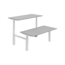 HOBIS párový výškově stavitelný stůl 160 cm, paměť.ovlad. - MOTION DUAL MSD 3M 1600, šedá