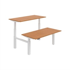 HOBIS párový výškově stavitelný stůl 160 cm, paměť.ovlad. - MOTION DUAL MSD 3M 1600, olše