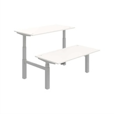 HOBIS párový výškově stavitelný stůl 160 cm, paměť.ovlad. - MOTION DUAL MSD 3M 1600, bílá