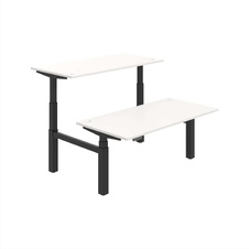 HOBIS párový výškově stavitelný stůl 160 cm, paměť.ovlad. - MOTION DUAL MSD 3M 1600, bílá
