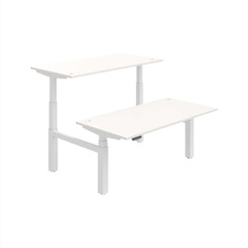 HOBIS párový výškově stavitelný stůl 160 cm, paměť.ovlad. - MOTION DUAL MSD 3M 1600, bílá
