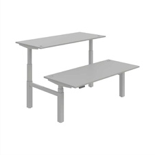 HOBIS párový výškově stavitelný stůl 180 cm, paměť.ovlad. - MOTION DUAL MSD 3M 1800, šedá
