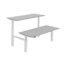 HOBIS párový výškově stavitelný stůl 180 cm, paměť.ovlad. - MOTION DUAL MSD 3M 1800, šedá