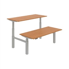 HOBIS párový výškově stavitelný stůl 180 cm, paměť.ovlad. - MOTION DUAL MSD 3M 1800, olše