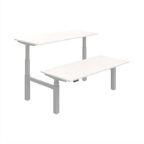 HOBIS párový výškově stavitelný stůl 180 cm, paměť.ovlad. - MOTION DUAL MSD 3M 1800, bílá