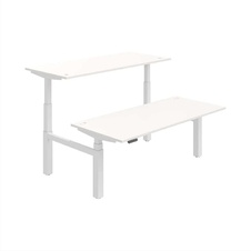 HOBIS párový výškově stavitelný stůl 180 cm, paměť.ovlad. - MOTION DUAL MSD 3M 1800, bílá