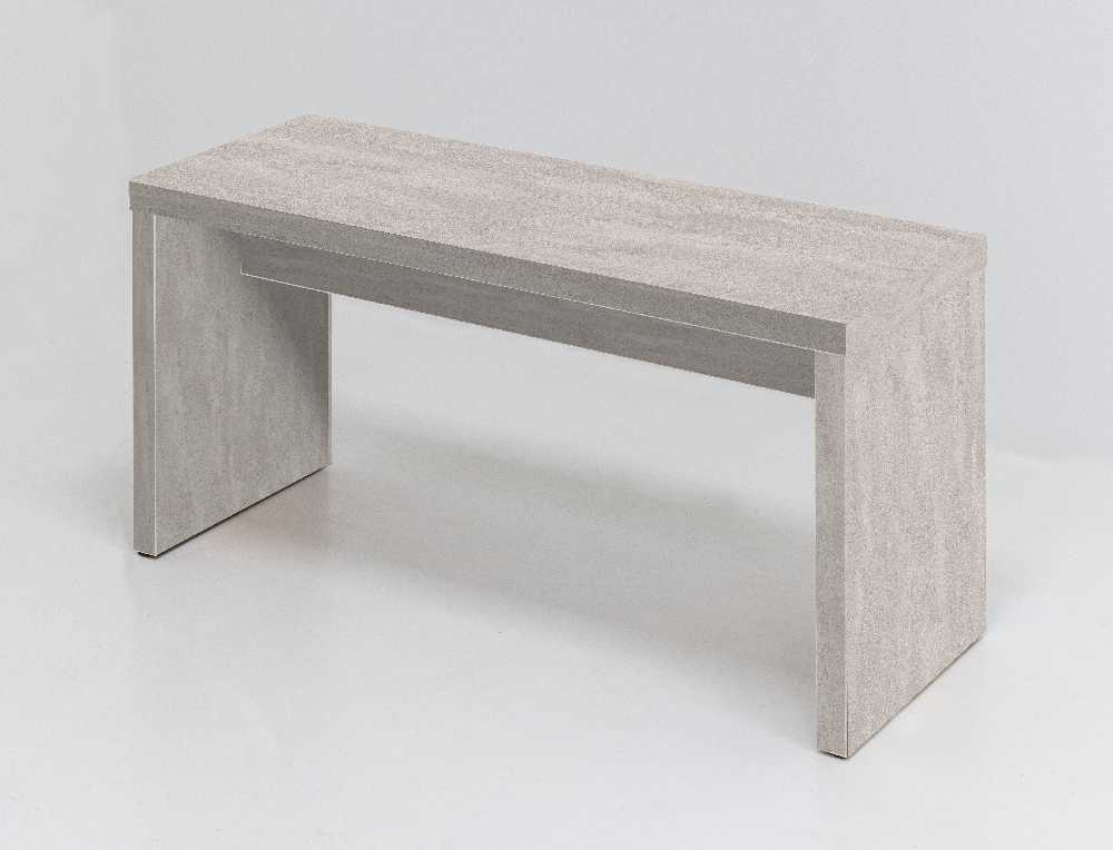Šatní lavice lamino, délka 1000 mm, dekor beton