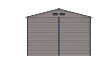 Zahradní domek G21 GAH 884 - 277 x 319 cm, hnědý