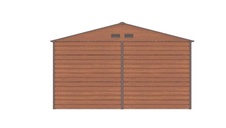 Zahradní domek G21 GAH 1300 - 340 x 382 cm, šedý