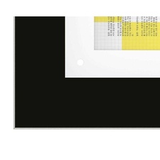 Venkovní černá moderní vitrína Edge, 4 x A4