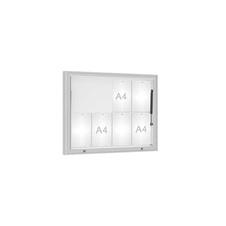 Venkovní vitrína model 1000 8 x A4, plexi, elox