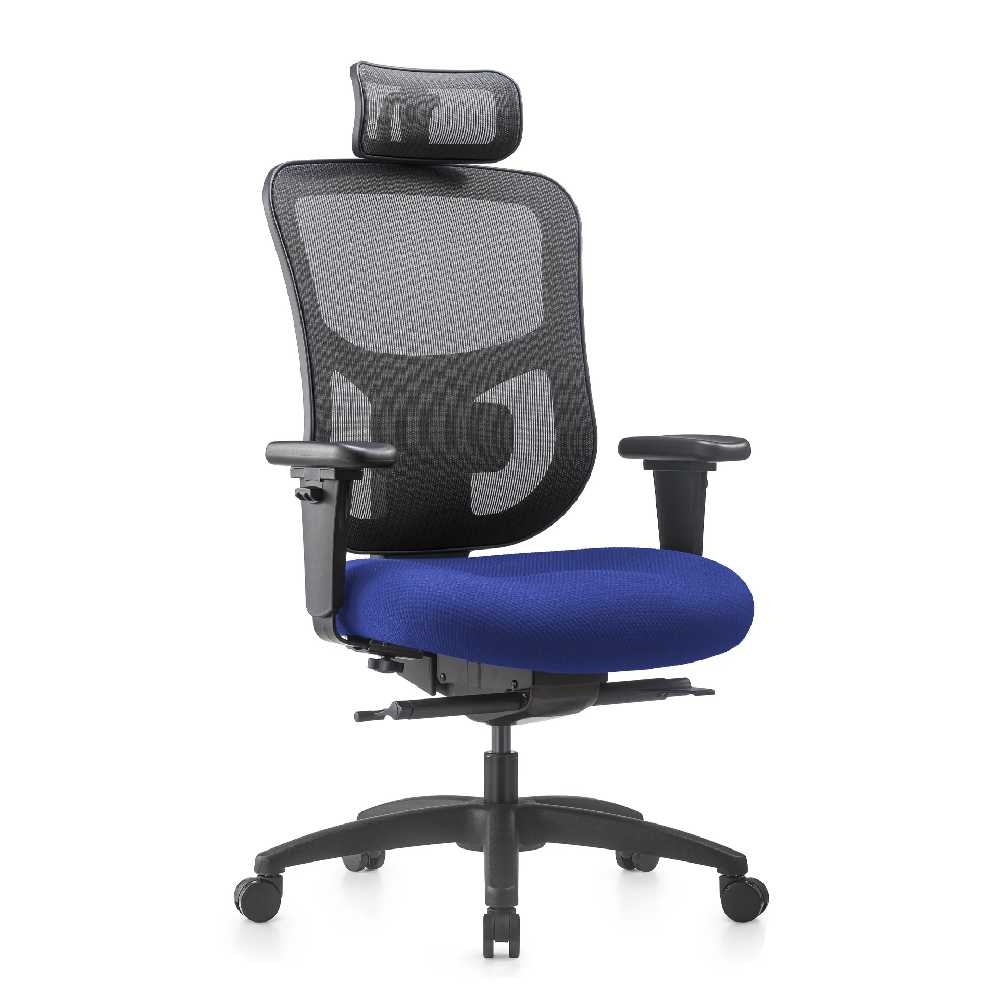 Kancelářská židle NATUS Q24, modrý sedák