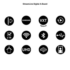 Digital StreamLine Áčko s obrazovkou 43"