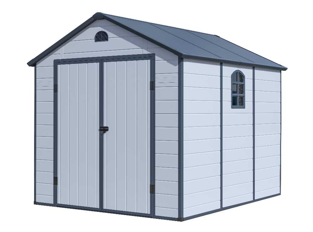 Zahradní domek G21 GAH 670 - 241 x 278 cm, světle šedý