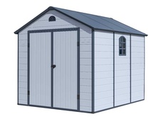 Zahradní domek G21 GAH 670 - 241 x 278 cm, světle šedý