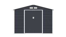 Zahradní domek G21 GAH 706 - 277 x 255 cm, antracit