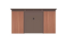 Zahradní domek G21 GRAH 483 - 340 x 142 cm, hnědý