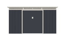 Zahradní domek G21 GRAH 700 - 340 x 206 cm, antracit