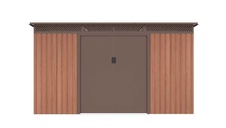 Zahradní domek G21 GRAH 700 - 340 x 206 cm, hnědý
