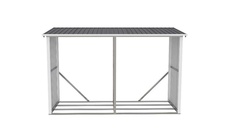 Přístřešek na dřevo G21 WOH 682 - 302x119 cm, antracit
