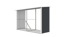Přístřešek na dřevo G21 WOH 682 - 302x119 cm, antracit