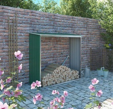 Přístřešek na dřevo G21 WOH 136 - 182x75 cm, zelený
