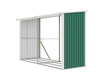Přístřešek na dřevo G21 WOH 682 - 302x119 cm, zelený