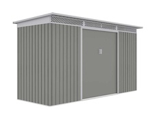 Zahradní domek G21 GRAH 483 - 340 x 142 cm, metalická šedá