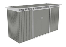 Zahradní domek G21 GRAH 483 - 340 x 142 cm, metalická šedá