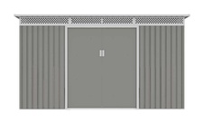 Zahradní domek G21 GRAH 700 - 340 x 206 cm, metalická šedá