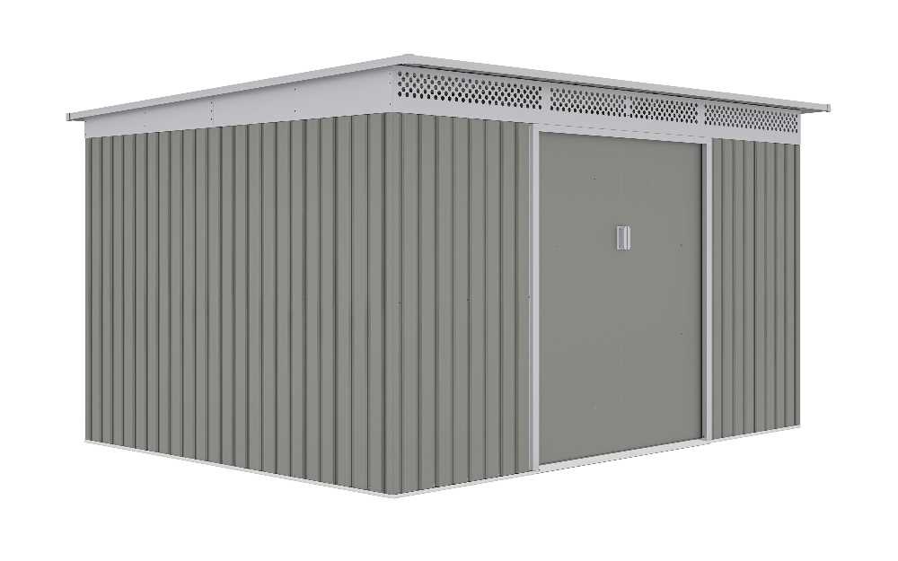 Zahradní domek G21 GRAH 915 - 340 x 269 cm, metalická šedá