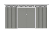 Zahradní domek G21 GRAH 915 - 340 x 269 cm, metalická šedá